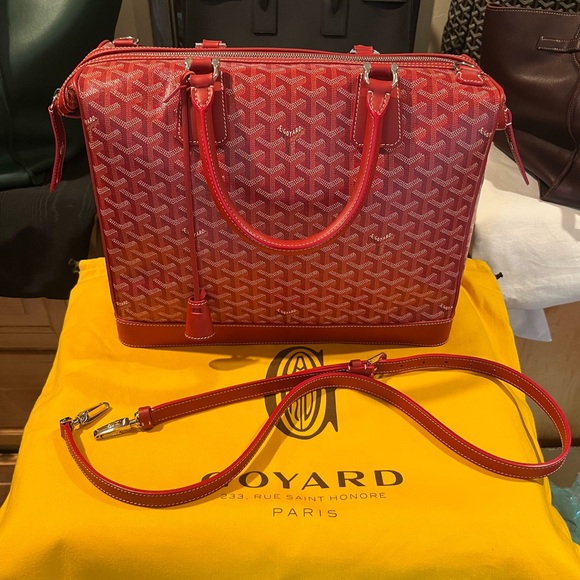 Goyard Victoria Bag Red - Picture 8 of 14